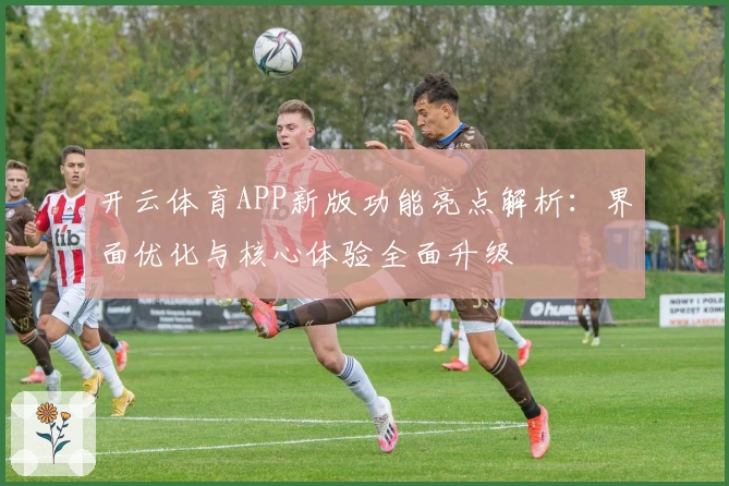 开云体育APP新版功能亮点解析：界面优化与核心体验全面升级